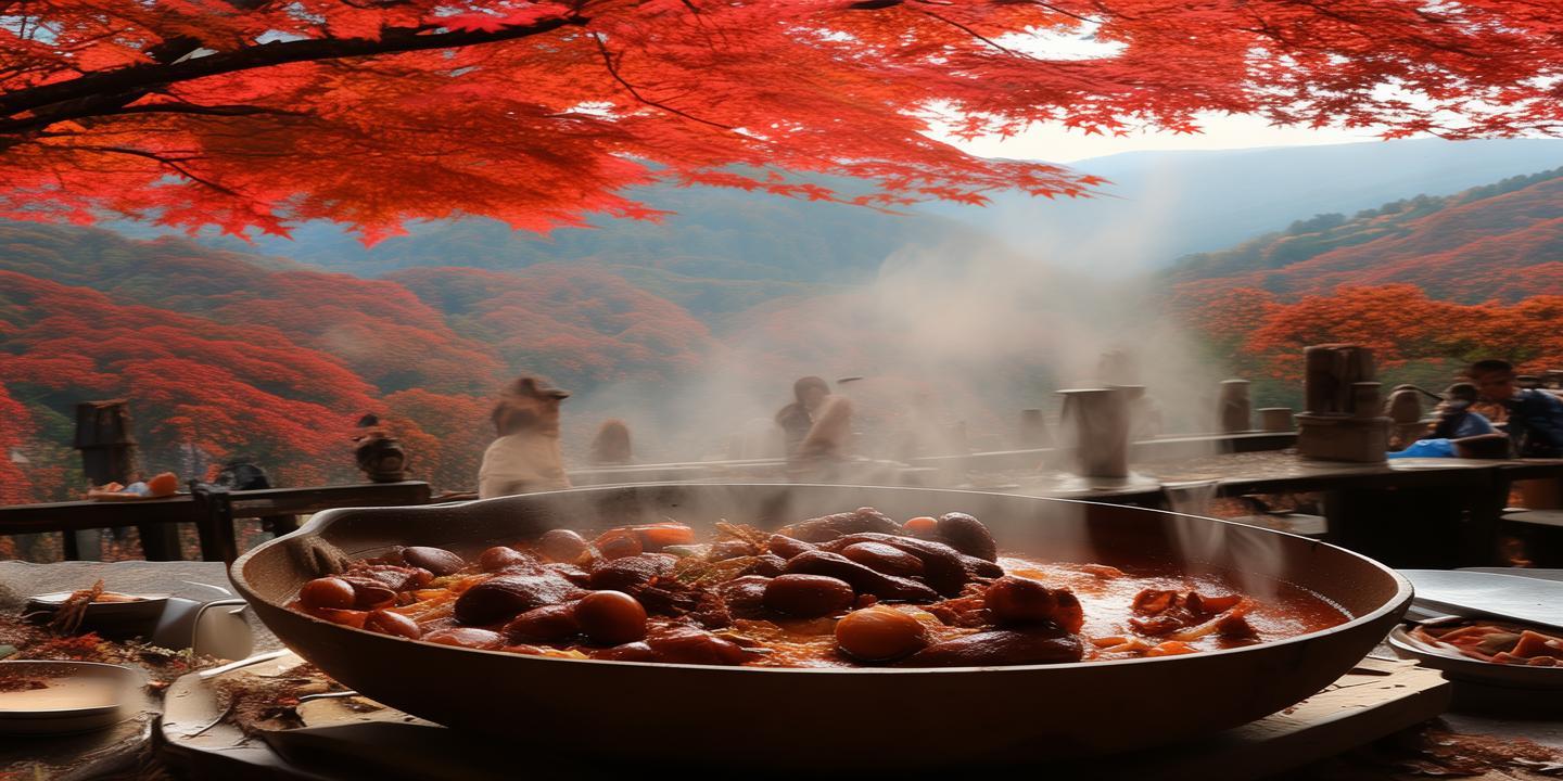 大悟红叶美食季盛大开幕:高山板栗炖土鸡配红叶景观餐厅成网红打卡地